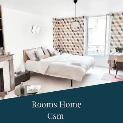 ROOMS HOME CSM Suites privées 1 ou 2 chambres en cœur de ville entre Paris et Reims 40 mn Disneyland Paris