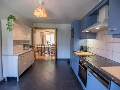 Cuisine ou kitchenette dans l'établissement Gite du Moulin