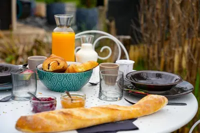Nourriture dans la maison de vacances ou à proximité