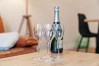 Boissons dans l'établissement Les Mansardes : Duplex champenois typique et cosy
