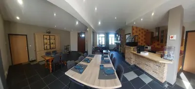 Coin salon dans l'établissement La Forge De Labbaye
