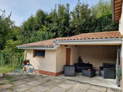 Jardin de l'établissement GITE LA BLANCHE LONGERE
