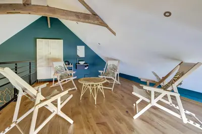 Plan de l'établissement Un nid dans la Grange - Maison avec jacuzzi et sauna