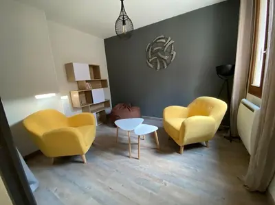 Coin salon dans l'établissement Marie Clothilde