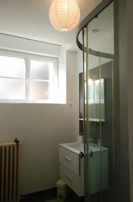 Salle de bains dans l'établissement L'arminda