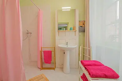 Salle de bains dans l'établissement Parenthese