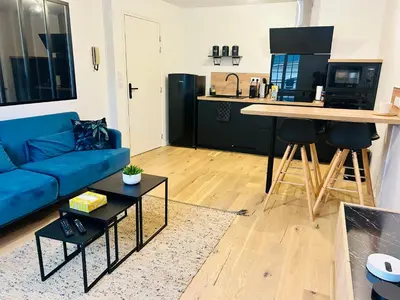 Cuisine ou kitchenette dans l'établissement Reims Cathédrale / Hyper Centre