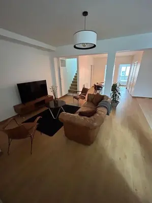 Coin salon dans l'établissement Grand Cru * Magnifique Duplex au cœur d’Epernay