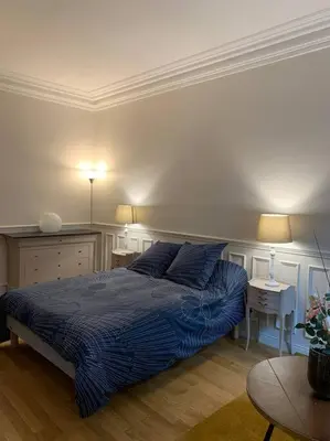 Coin salon dans l'établissement Apppartement des sacres de reims