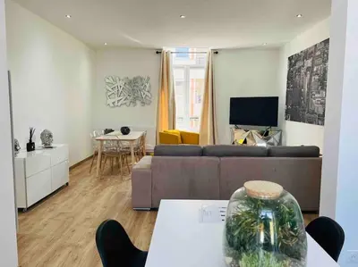 Télévision ou salle de divertissement dans l'établissement COSY T3 Centre Reims/Pkg Privé