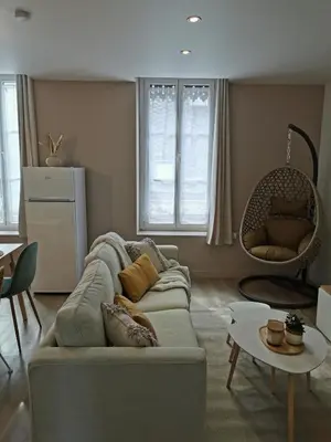 Coin salon dans l'établissement Le Zen & Cosy*Hyper centre