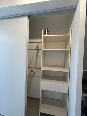 Un ou plusieurs lits superposés dans un hébergement de l'établissement Appartement T2 La Ferté Gaucher à 200m du centre
