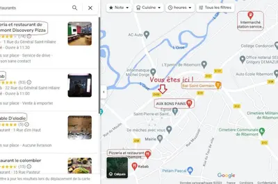 Plan de l'établissement La Ribemontoise, calme et proche commerces