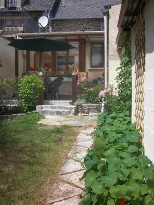 Jardin de l'établissement Chez marcelle
