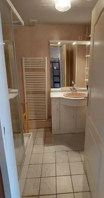Salle de bains dans l'établissement Chez marcelle