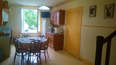 Cuisine ou kitchenette dans l'établissement Le gite andre dhotel