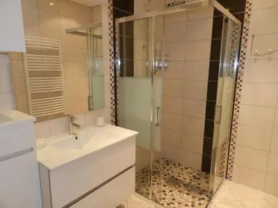 Salle de bains dans l'établissement La grange