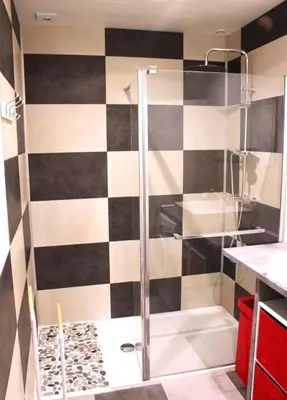 Salle de bains dans l'établissement La croix majot