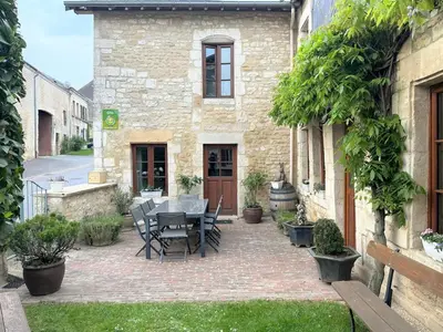 Jardin de l'établissement Le gite d'aglae