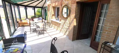 Balcon ou terrasse dans l'établissement Chez michel