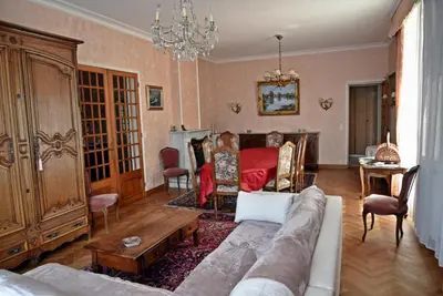 Coin salon dans l'établissement Chez anne