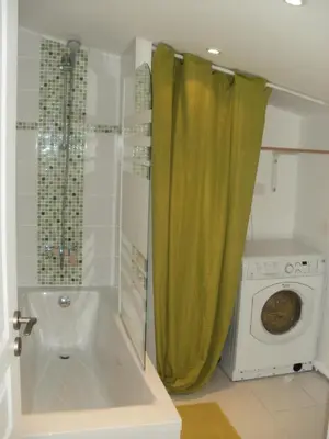 Salle de bains dans l'établissement Gite de la buse
