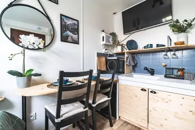 Plan de l'établissement L'escale studio proche de la gare