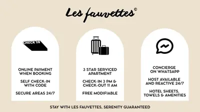 Plan de l'établissement Les fauvettes - Centre ville