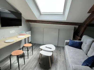 Coin salon dans l'établissement Studio entièrement rénové