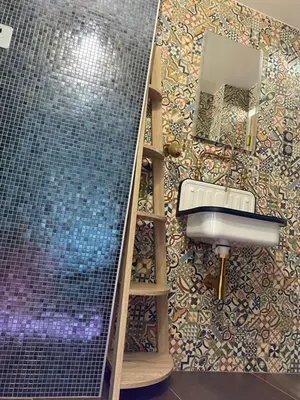 Salle de bains dans l'établissement Duplex hammam au pied de la Cathédrale avec vue