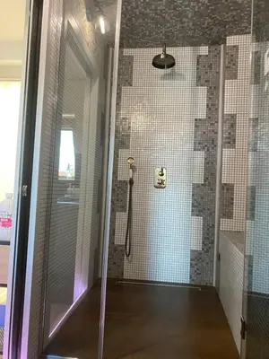 Salle de bains dans l'établissement Duplex hammam au pied de la Cathédrale avec vue