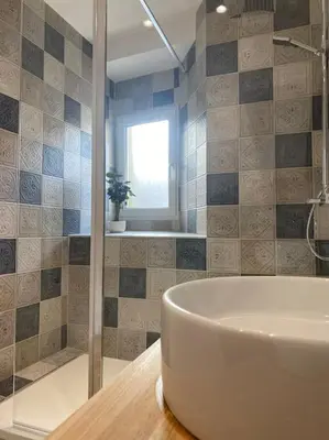 Salle de bains dans l'établissement un petit coin sous les toits