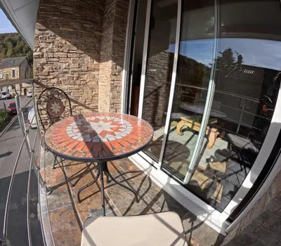 Balcon ou terrasse dans l'établissement Gîte des quatre saisons