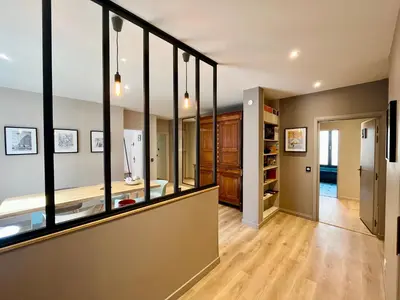 Cuisine ou kitchenette dans l'établissement Le Five Tellier - Monkey