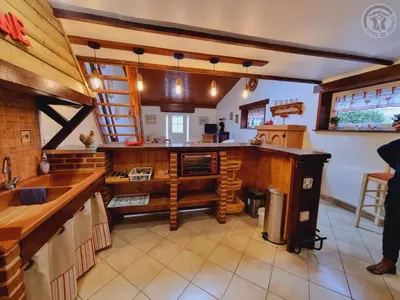 Cuisine ou kitchenette dans l'établissement Mon repos bien merite