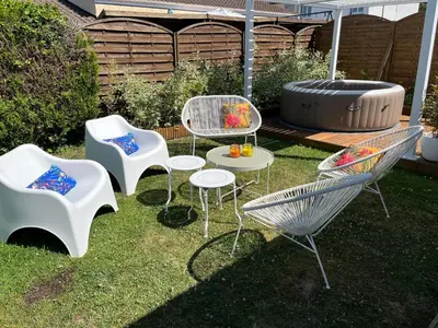 Jardin de l'établissement Maison familiale 100m2