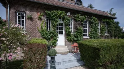 Jardin de l'établissement Maison Heronnière