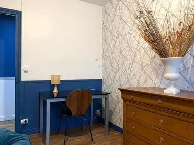 Coin salon dans l'établissement L'Estaminet Meublé de Tourisme Classé 2 étoiles