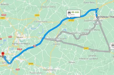 Plan de l'établissement Appart hypercentre Château-Thierry aux portes de Paris et de la Champagne