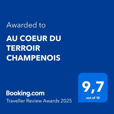 Certificat, récompense, panneau ou autre document affiché dans l'établissement AU COEUR DU TERROIR CHAMPENOIS