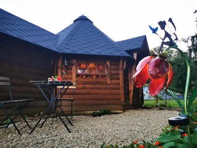 Jardin de l'établissement La cabane du Nuton Ardennais
