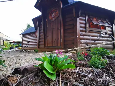 Jardin de l'établissement La cabane du Nuton Ardennais