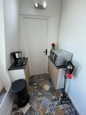 Cuisine ou kitchenette dans l'établissement Champagne Cocooning