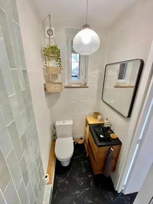 Salle de bains dans l'établissement Appartement entier en plein coeur du centre ville