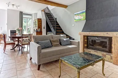 Coin salon dans l'établissement Villa Jeannot - Maison avec jardin
