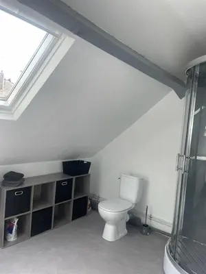 Salle de bains dans l'établissement Superbe loft neuf - 1 chambre- face au Château - RIMBAUD