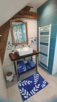 Salle de bains dans l'établissement La chaira