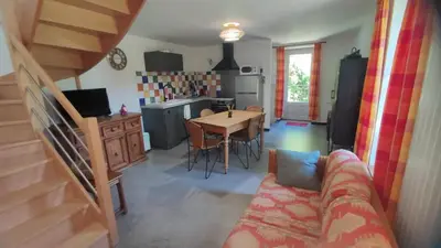 Cuisine ou kitchenette dans l'établissement La chaira