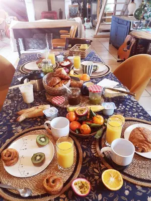 Nourriture dans la maison d'hôtes ou à proximité