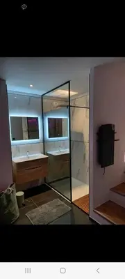 Télévision ou salle de divertissement dans l'établissement Romantique room